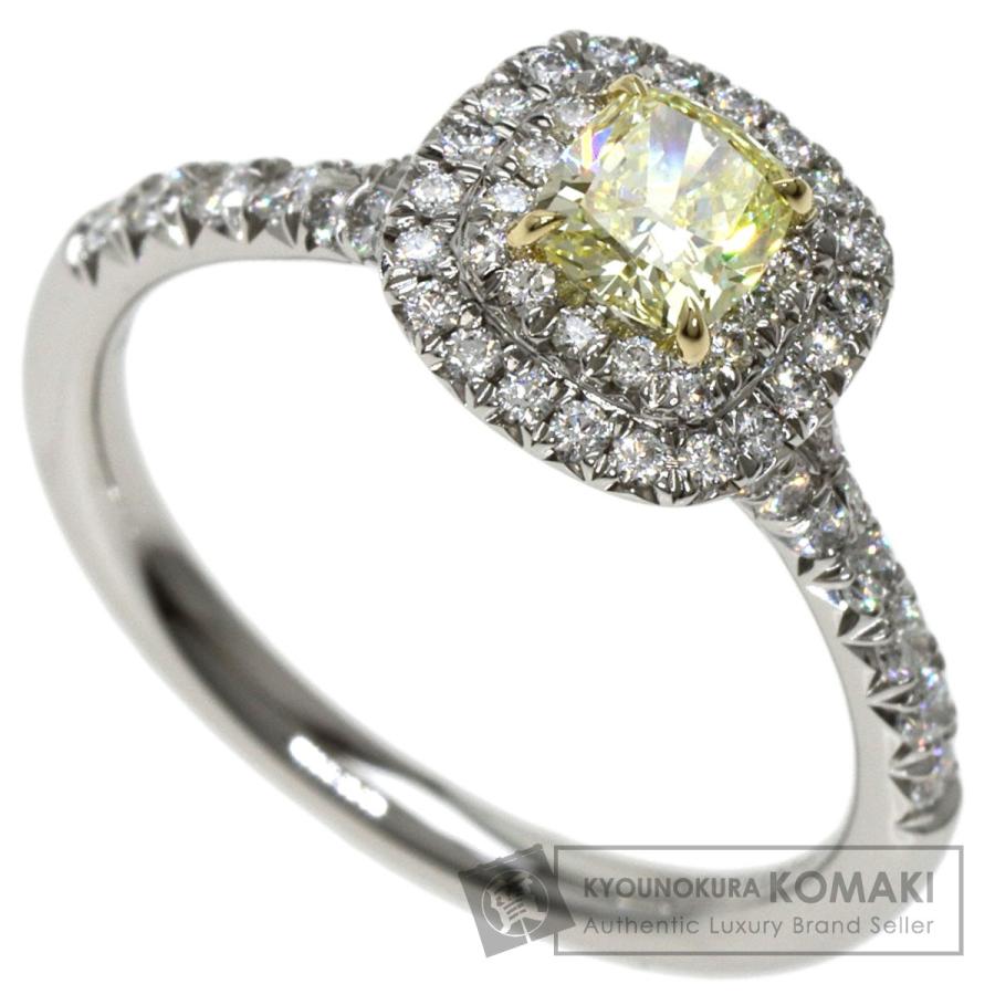 TIFFANY&Co. ティファニー ソレスト イエローダイヤモンド クッション  