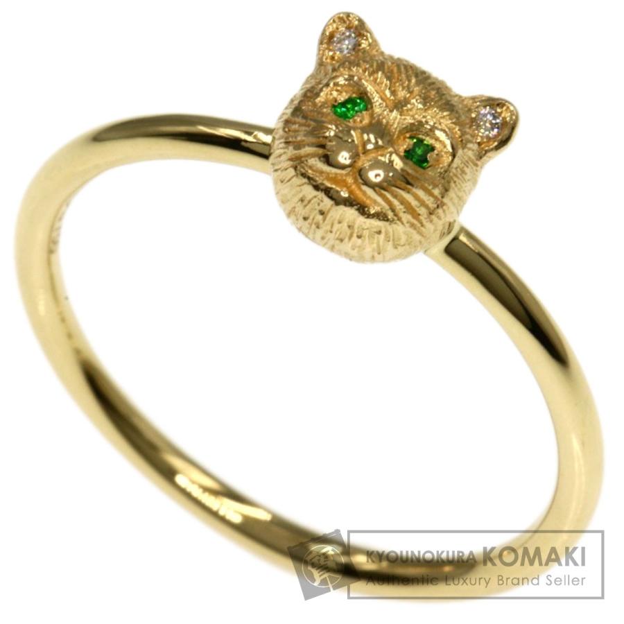 GUCCI グッチ キャット リング・指輪 K18イエローゴールド レディース 