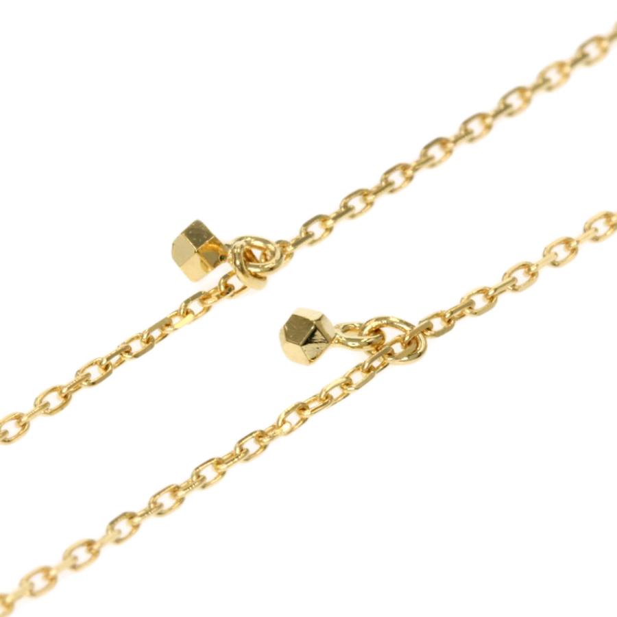 AHKAH k18 片耳 ピアス AHKAH K18 シャンデリア スウィング チェーン ピアス 片耳オ