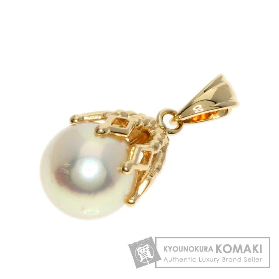 TASAKI タサキ アコヤパール 真珠 ペンダントトップ K14イエロー  