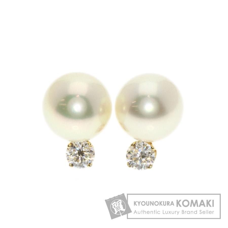 TIFFANY&Co. ティファニー パール 真珠 ダイヤモンド ピアス K18  