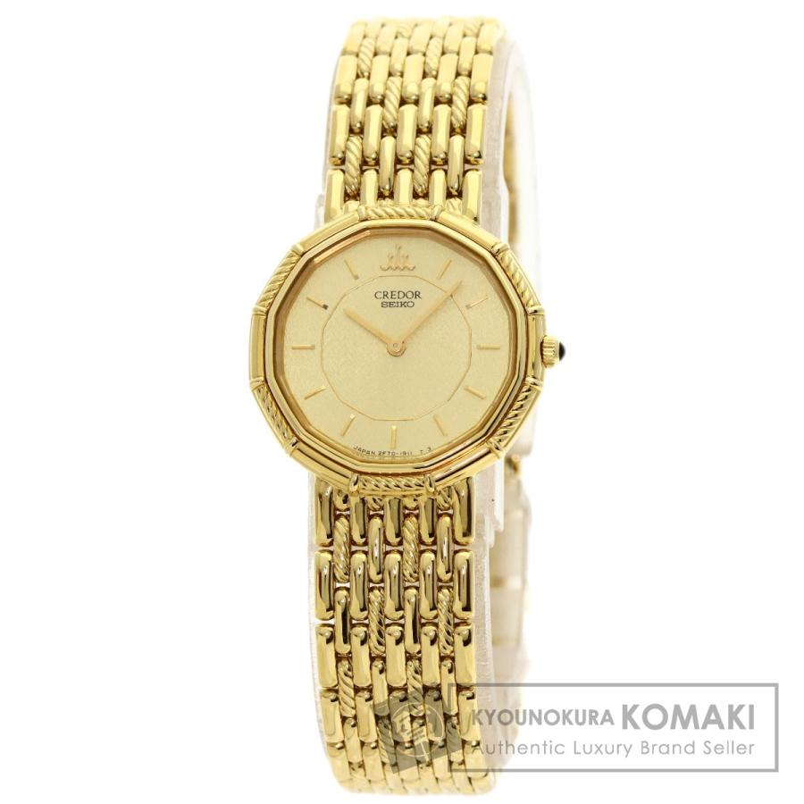 SEIKO セイコー クレドール ラウンドフェイス 2F70 腕時計 K18 SEIKO セイコー クレドール ラウンドフェイス 2F70 腕時計 K18