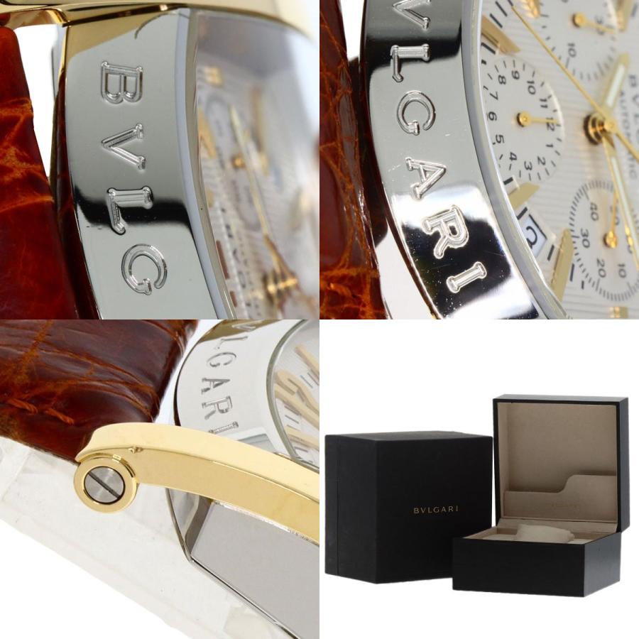 BVLGARI ブルガリ AA48C6SGLDCH アショーマ クロノグラフ 腕時計 K18 