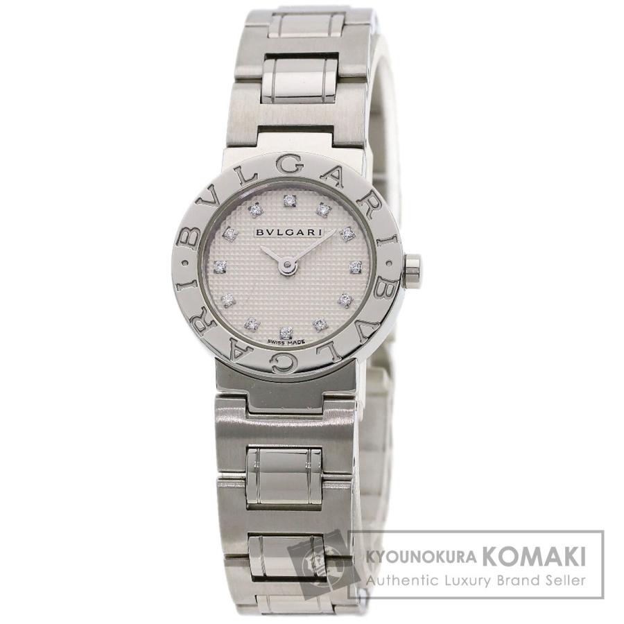 BVLGARI ブルガリ BB23SS ブルガリブルガリ 12P ダイヤモンド 腕時計 