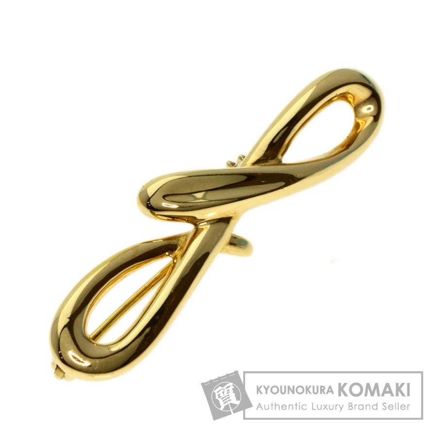 TIFFANY&Co. ティファニー イニシャル F ブローチ K18イエローゴールド 