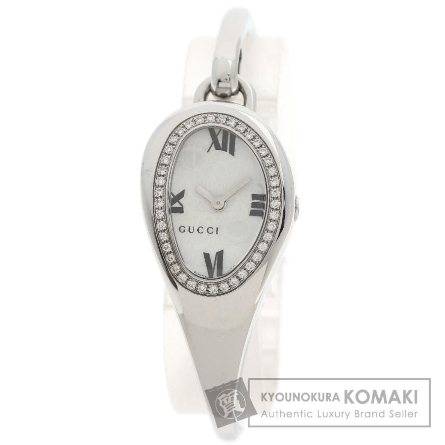 GUCCI グッチ 103 ホースビット ベゼル ダイヤモンド 腕時計  