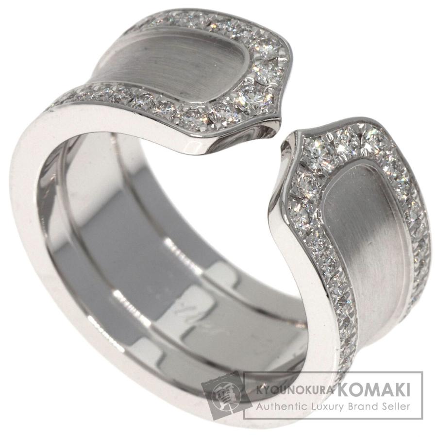 Cartier CARTIER カルティエ C2リング エッジダイヤモンド #50 