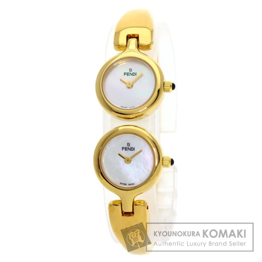 FENDI フェンディ 620L デュアルタイム 腕時計 GP レディース FENDI フェンディ 620L デュアルタイム 腕時計 GP レディース