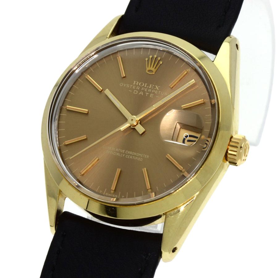 ROLEX ロレックス 1550 オイスターパーペチュアル デイト 1970年製 メーカーコンプリート 腕時計  ステンレススチール 革 メンズ  中古｜kyounokura｜02