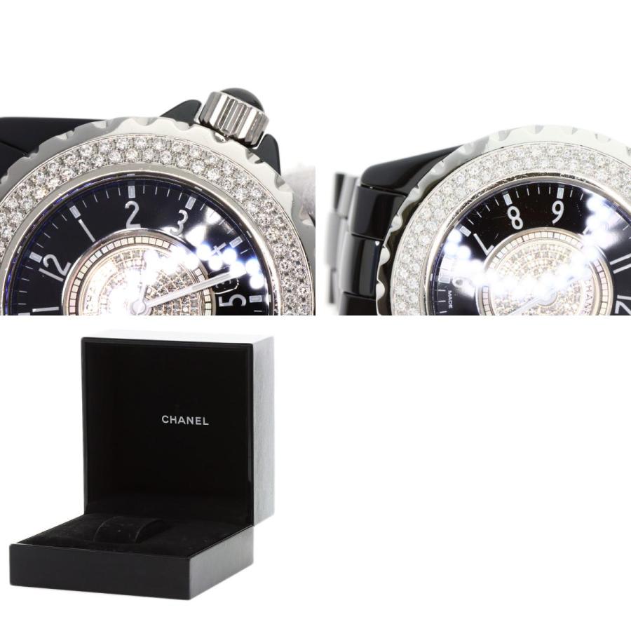 CHANEL シャネル H1708 J12 33mm ベゼル センター ダイヤモンド CHANEL シャネル H1708 J12 33mm ベゼル センター ダイヤモンド