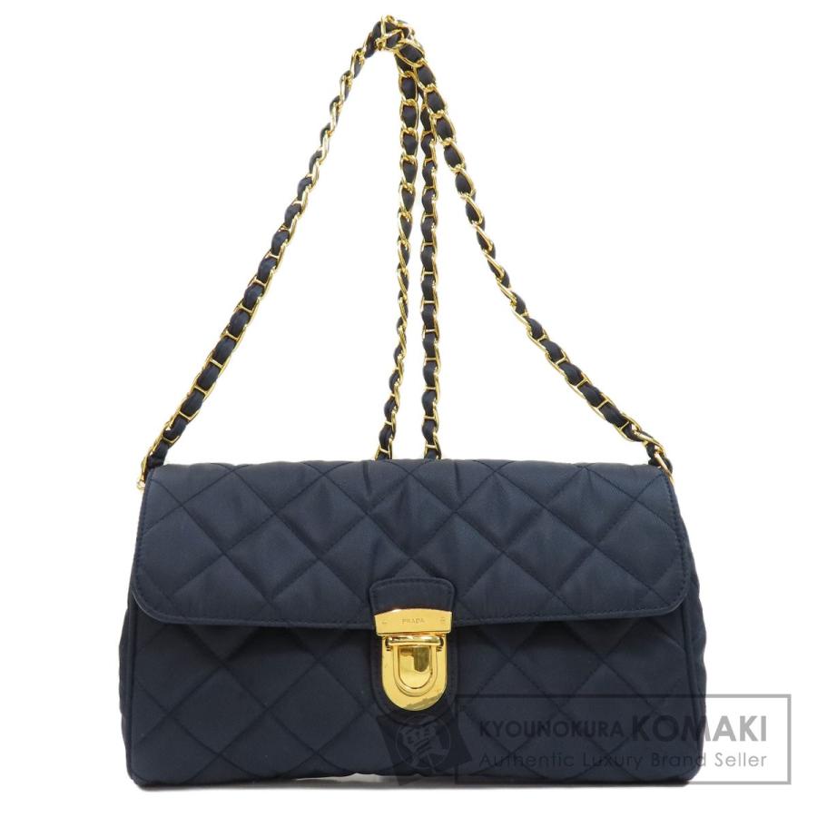 PRADA プラダ チェーンショルダー ショルダーバッグ ナイロン