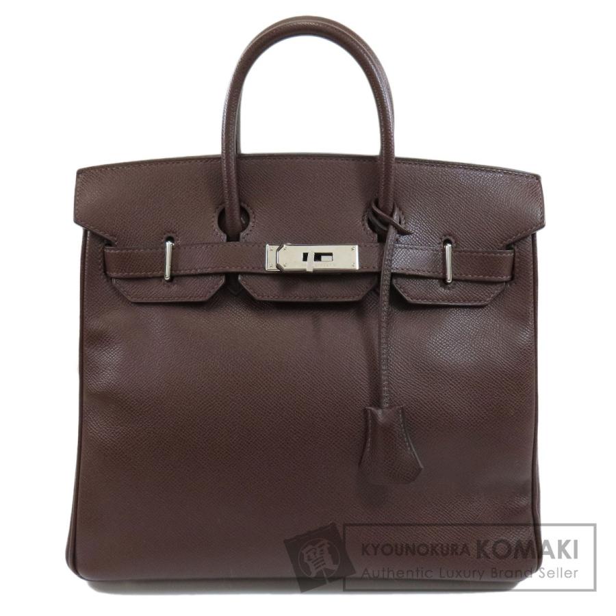 HERMES（エルメス） オータクロア28 ダークブラウン シルバー金具