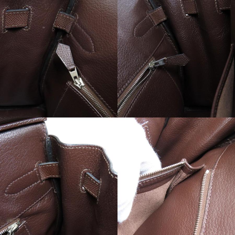 HERMES（エルメス） オータクロア28 ダークブラウン シルバー金具