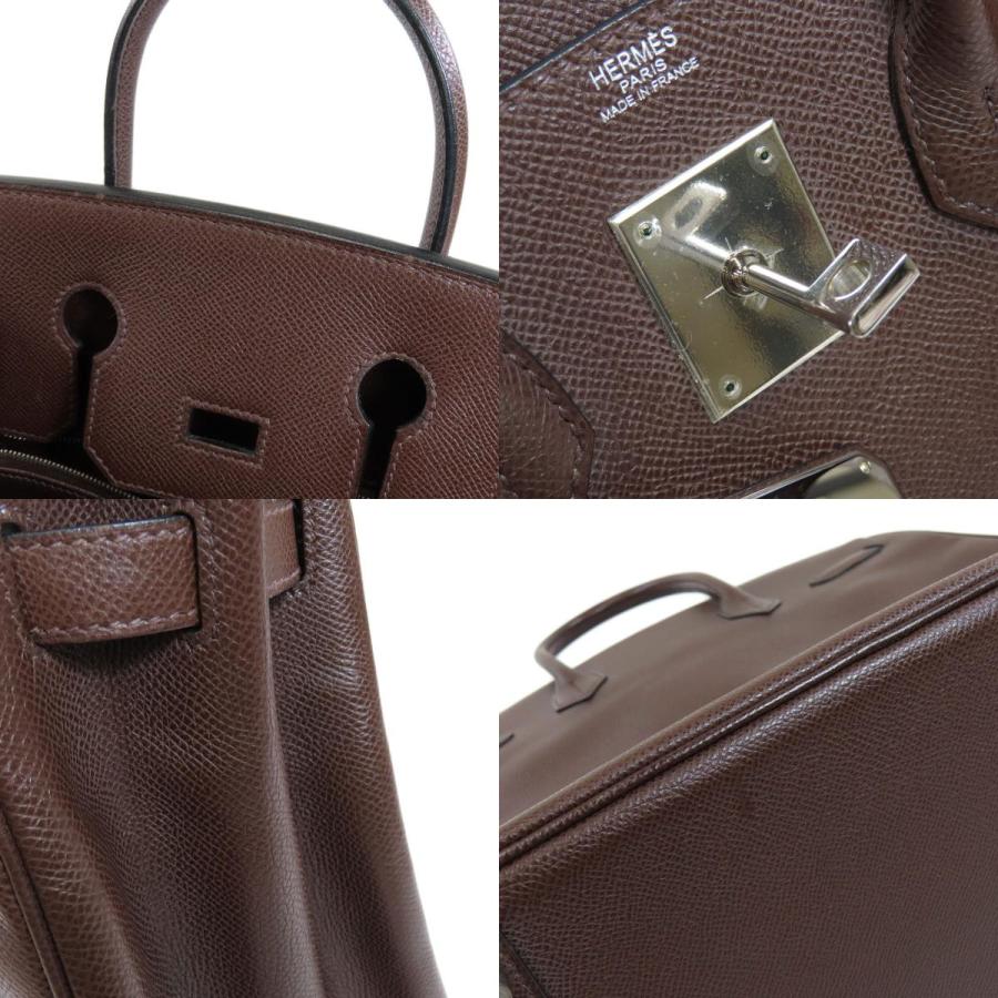 HERMES（エルメス） オータクロア28 ダークブラウン シルバー金具 