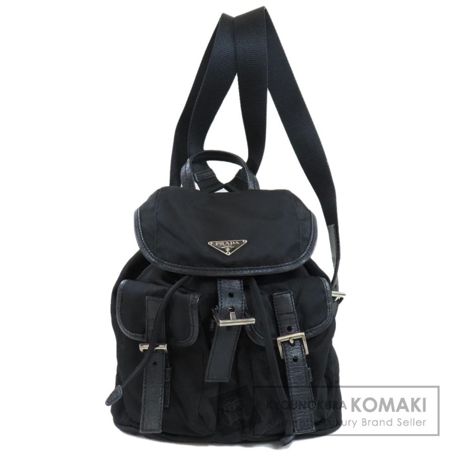 PRADA プラダ ロゴ金具 リュック・デイパック ナイロン素材 レディース  