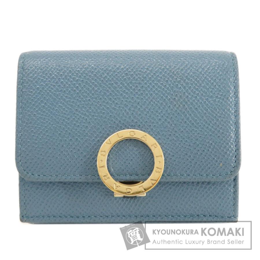 BVLGARI ブルガリブルガリ 二つ折り財布（小銭入れあり） レザー