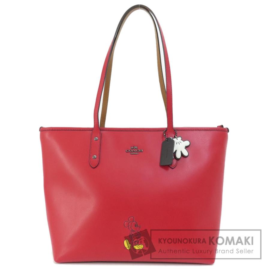 COACH コーチ 56645 ディズニーコラボ ミッキーマウス トートバッグ 