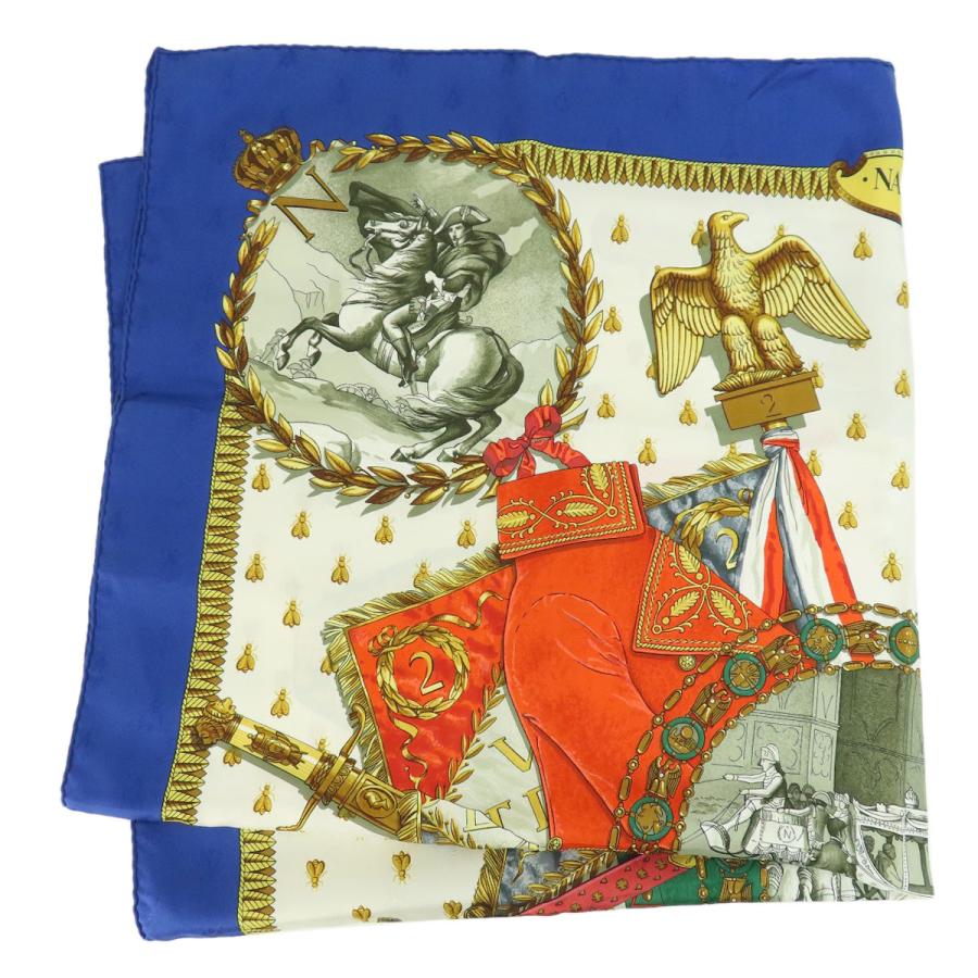 95%OFF!】【95%OFF!】HERMES エルメス カレ90 NAPOLEON ナポレオン