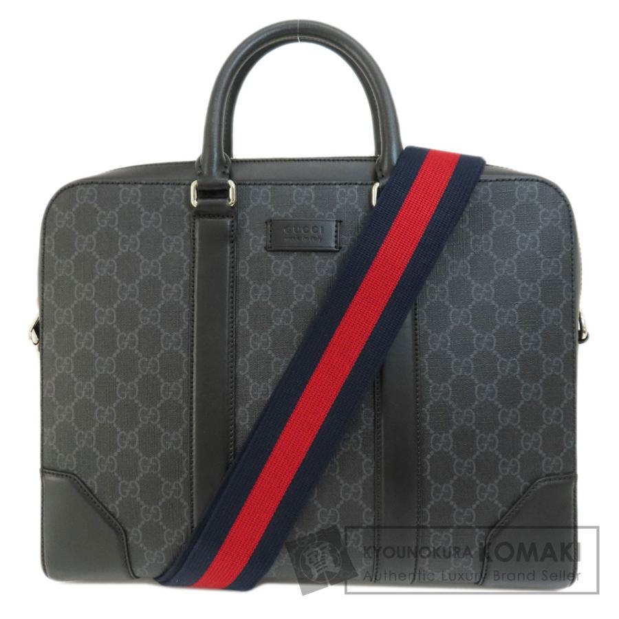 GUCCI グッチ 474135 GG 2WAY ビジネスバッグ PVC メンズ 中古 