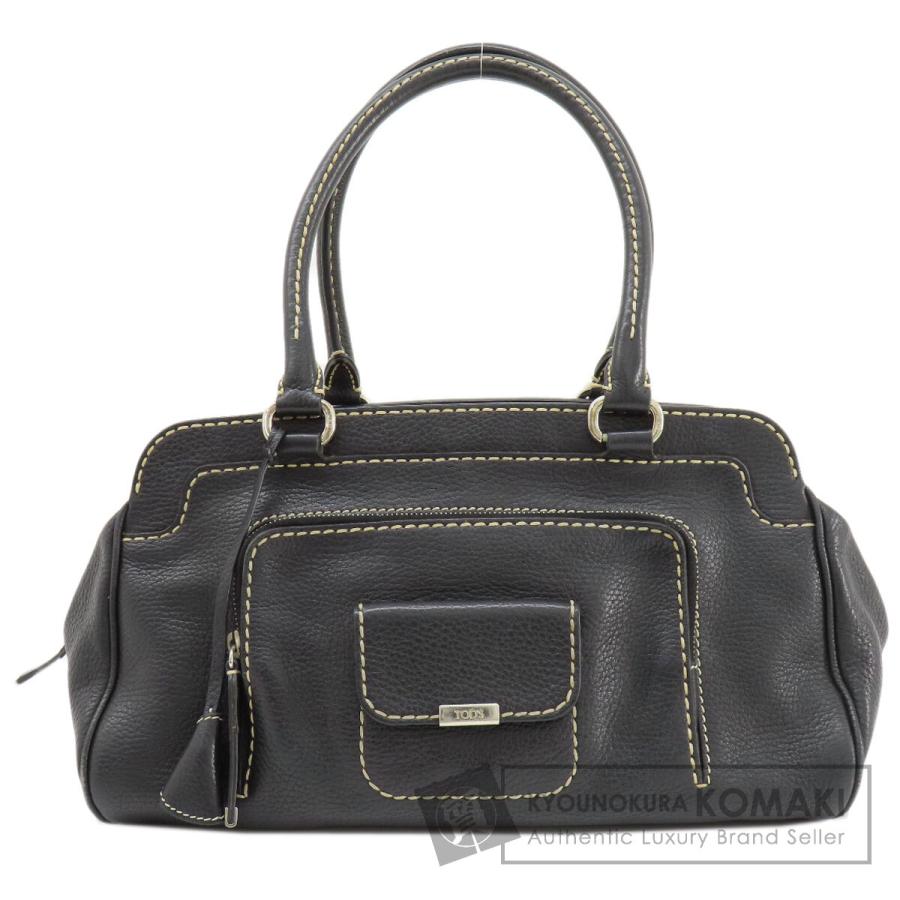 TODS トッズ ロゴ トートバッグ レザー レディース 中古 TODS トッズ ロゴ トートバッグ レザー レディース 中古