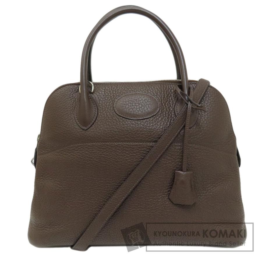 エルメス　HERMES ボリード31 ショコラ HERMES（エルメス） ボリード31 ショコラ シルバー金具 ハンドバッグ