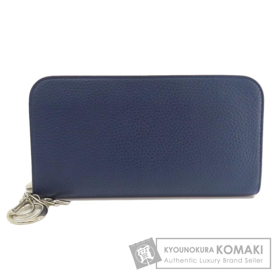 CHRISTIAN DIOR クリスチャンディオール ラウンドファスナー ロゴ  