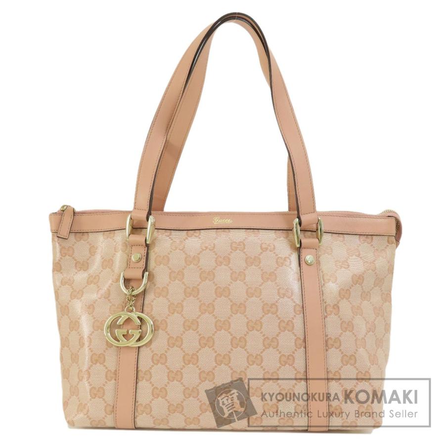 GUCCI グッチ 141470 GGクリスタル ハンドバッグ コーティング 