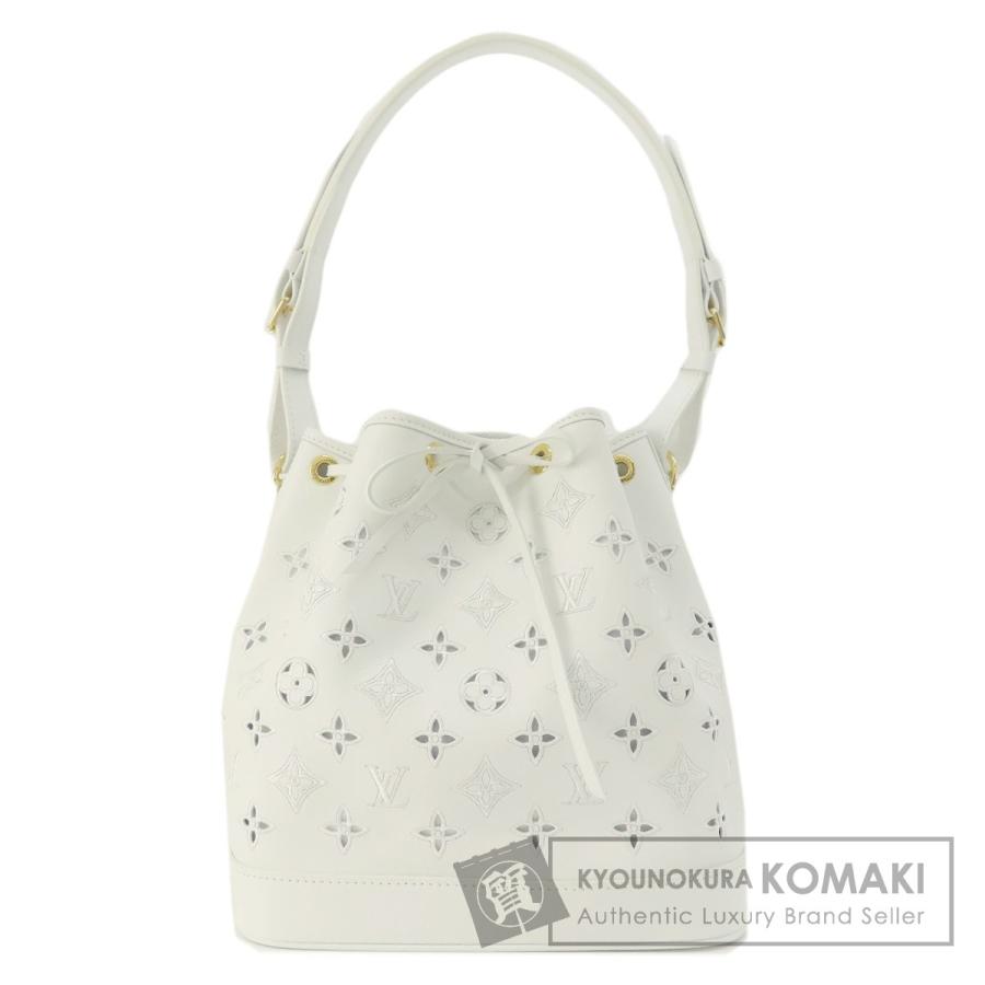LOUIS VUITTON / ノエPM/ブロデリーアングレール/ショルダーバッグ/レザー/WHT/M20740 LOUIS VUITTON（ルイ・ヴィトン） M20740 ノエPM ブロデリーアング