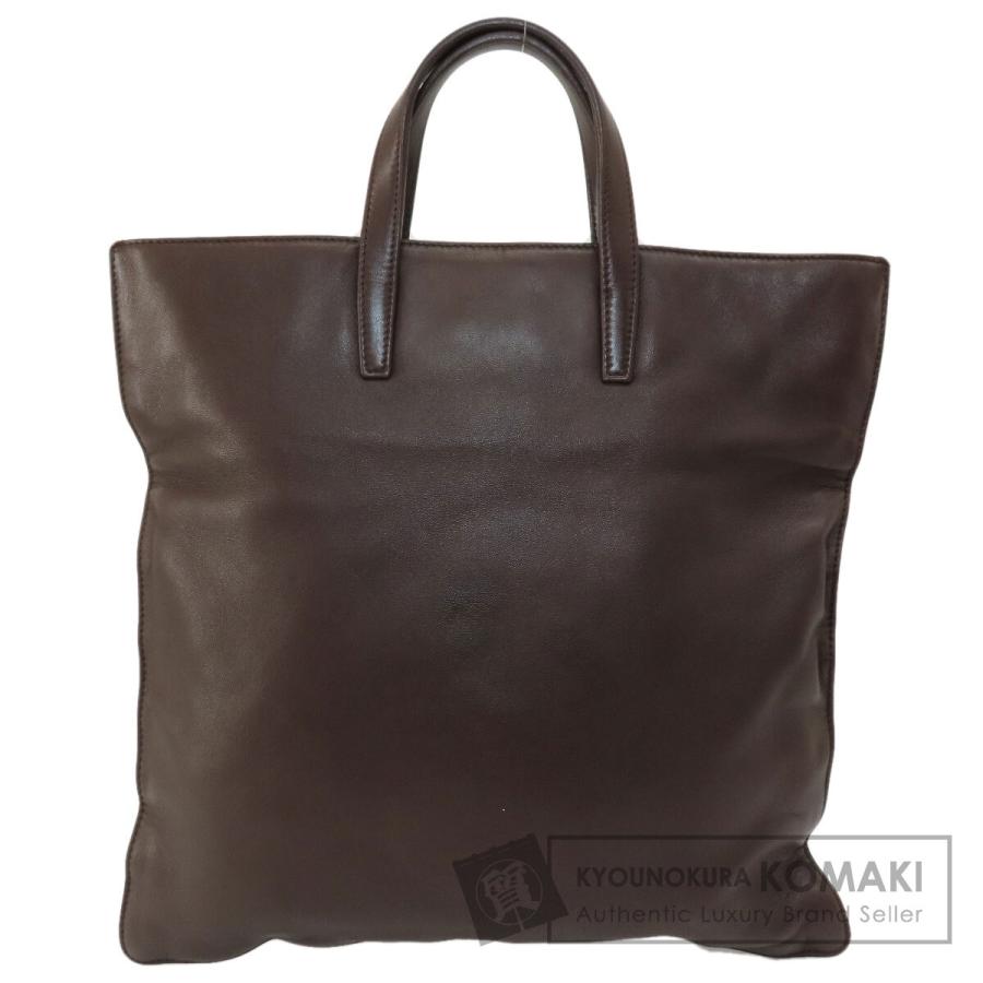 LOEWE ロエベ シンプルデザイン トートバッグ レザー レディース 中古 