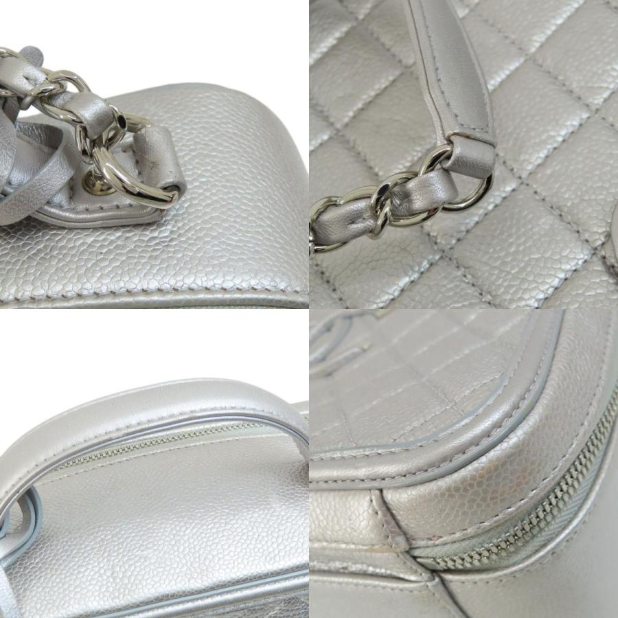 CHANEL シャネル CCフィリグリー バニティバッグ シルバー金具 CHANEL シャネル CCフィリグリー バニティバッグ シルバー金具