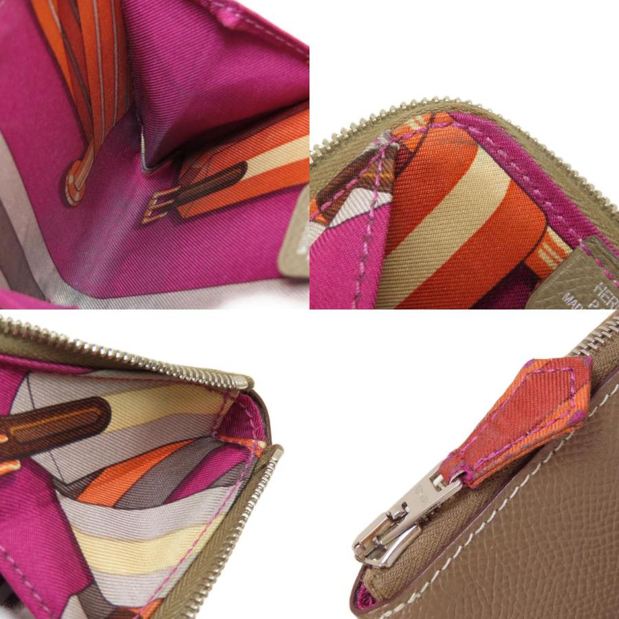 HERMES エルメス アザップ シルクインコンパクト エトープ HERMES エルメス アザップ シルクインコンパクト エトープ