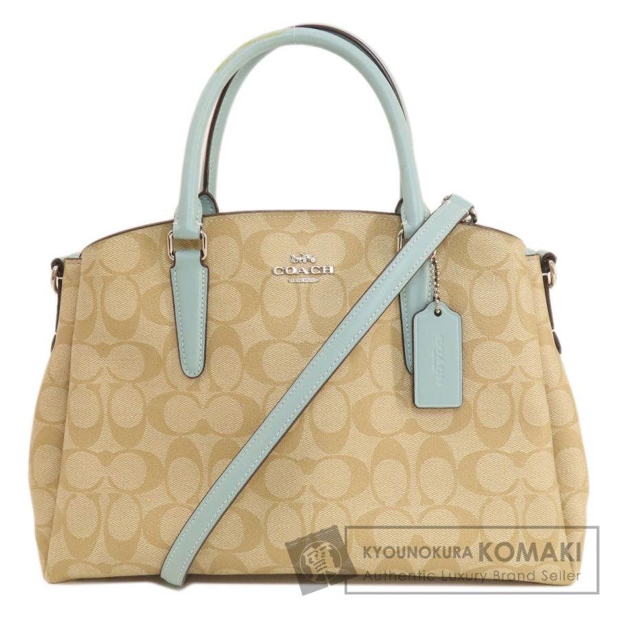 COACH（コーチ） F29683 シグネチャー 2WAY ハンドバッグ PVC