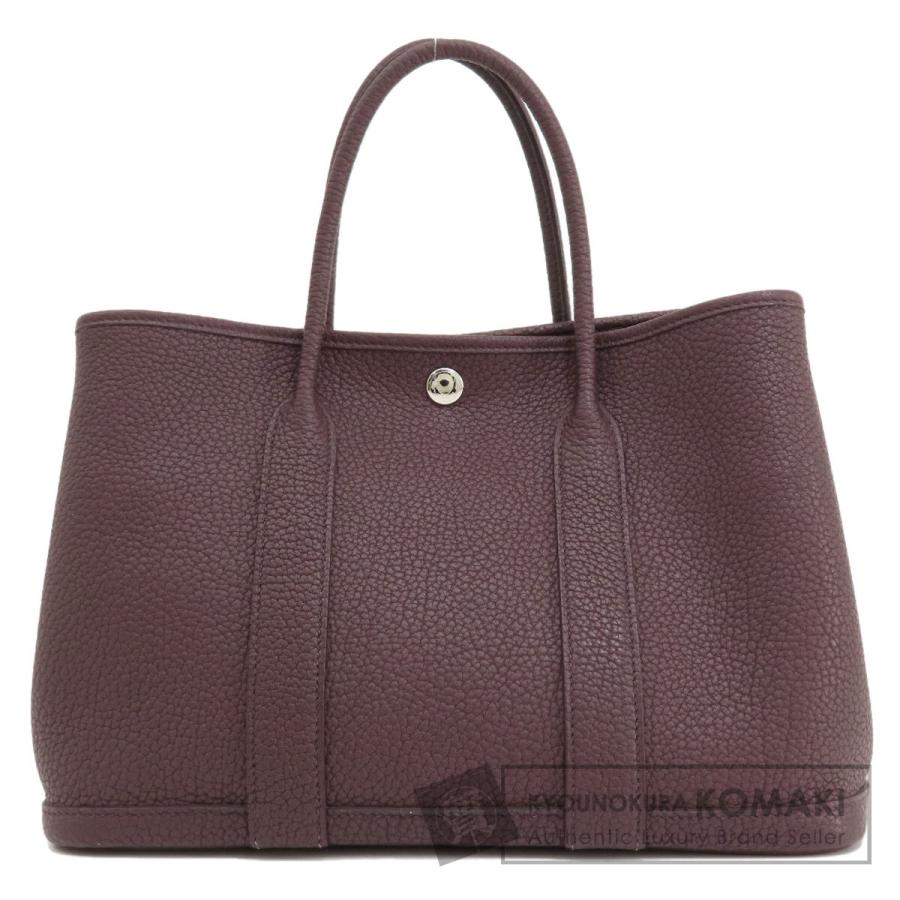 HERMES エルメス ガーデンパーティTPM ブラウン シルバー金具 HERMES エルメス ガーデンパーティTPM ブラウン シルバー金具