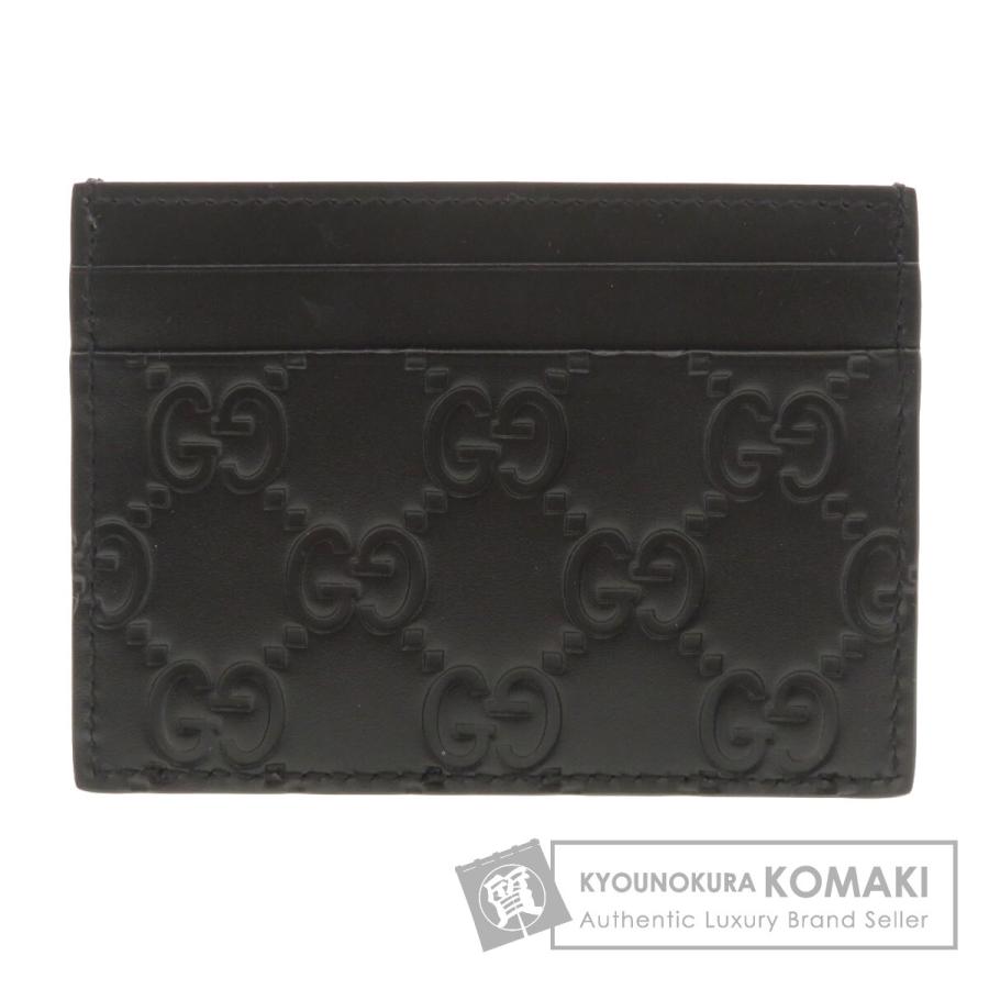 GUCCI グッチ 233166 GG シマ カードケース カーフ メンズ 中古 