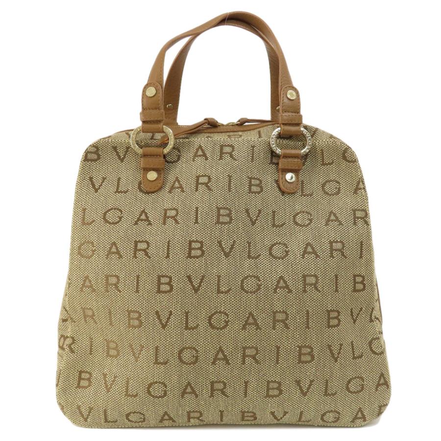 【美品】BVLGARI ブルガリ ハンドバッグ ロゴマニア キャンバス レザー 楽天市場】【バッグ】BVLGARI ブルガリ ロゴマニア ハンドバッグ