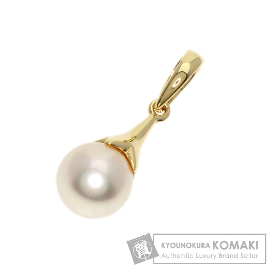 TASAKI タサキ アコヤパール 真珠 ペンダントトップ K18イエロー 