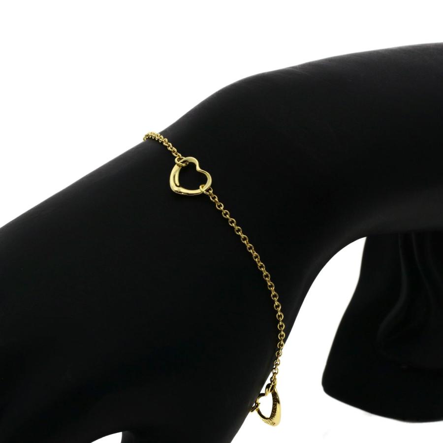 ティファニー　オープンハートk18ブレスレット 中古 TIFFANY&Co. Tiffany&Co. ティファニー オープンハート