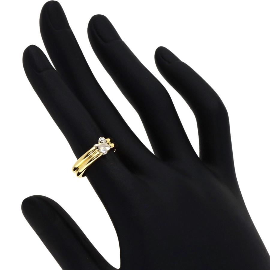 TIFFANY&Co. ティファニー シグネチャー 2P ダイヤモンド リング TIFFANY&Co. ティファニー シグネチャー 2P ダイヤモンド リング