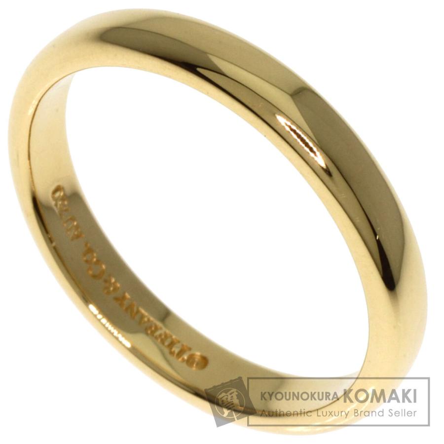 TIFFANY&Co. ティファニー クラシックバンド リング・指輪 K18イエロー 