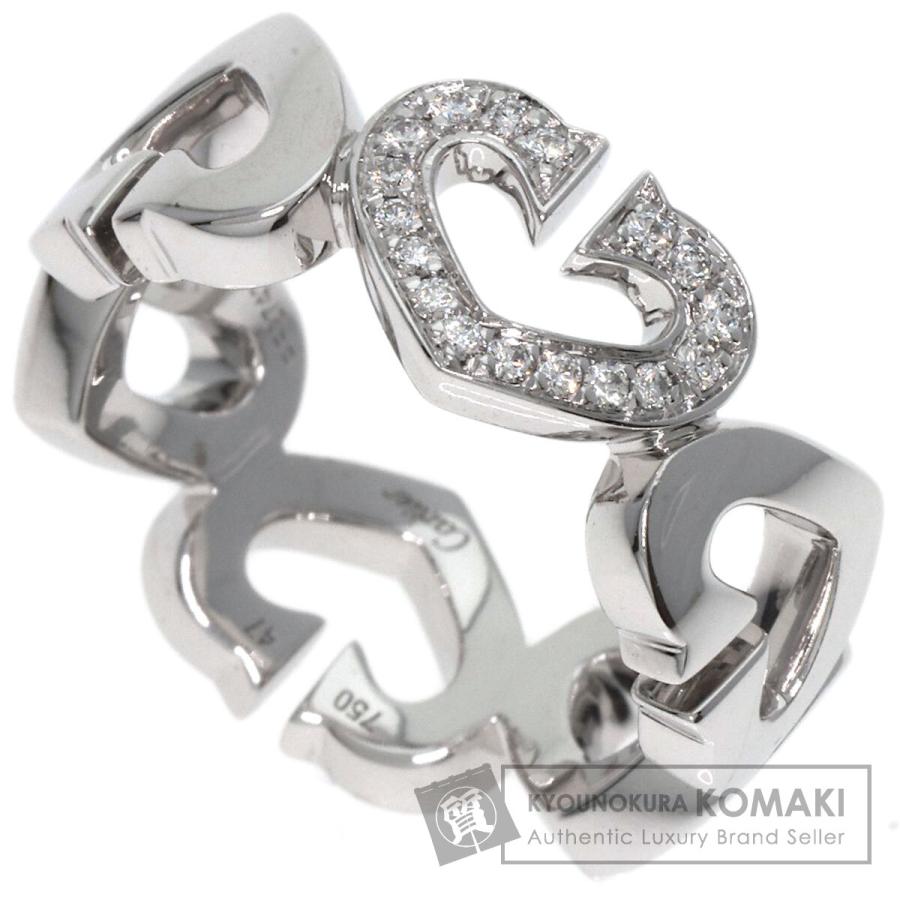 Cartier（カルティエ） Cハート ダイヤモンド #47 リング・指輪 K18 