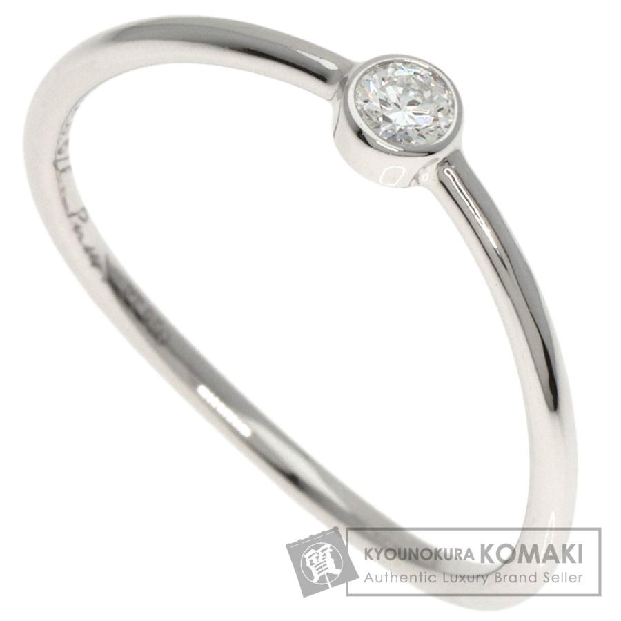 TIFFANY&Co. ティファニー ウェーブ シングルロウ ダイヤモンド リング  