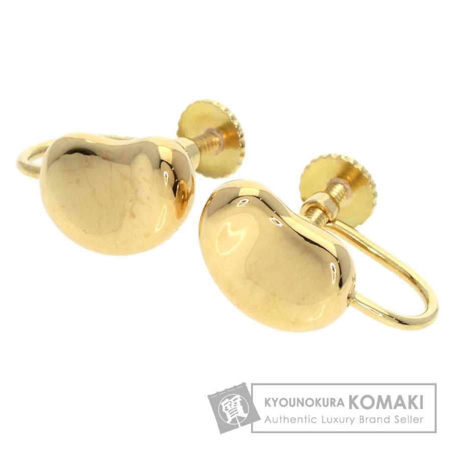 TIFFANY&Co. ティファニー ビーン イヤリング K18イエローゴールド  