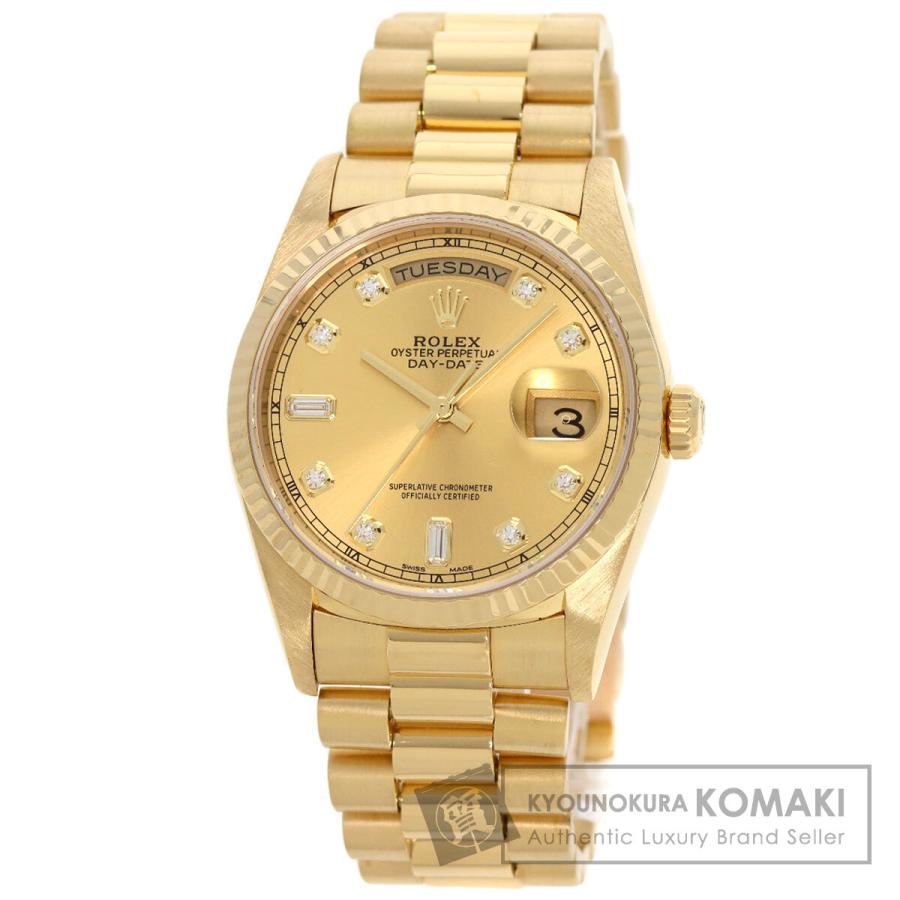 【中古】ロレックス ROLEX 腕時計 U番 1997年式 10Pダイヤ K18 中古】 ロレックス ROLEX SS K18WG 腕時計 U番 1997年式 ローマ数字