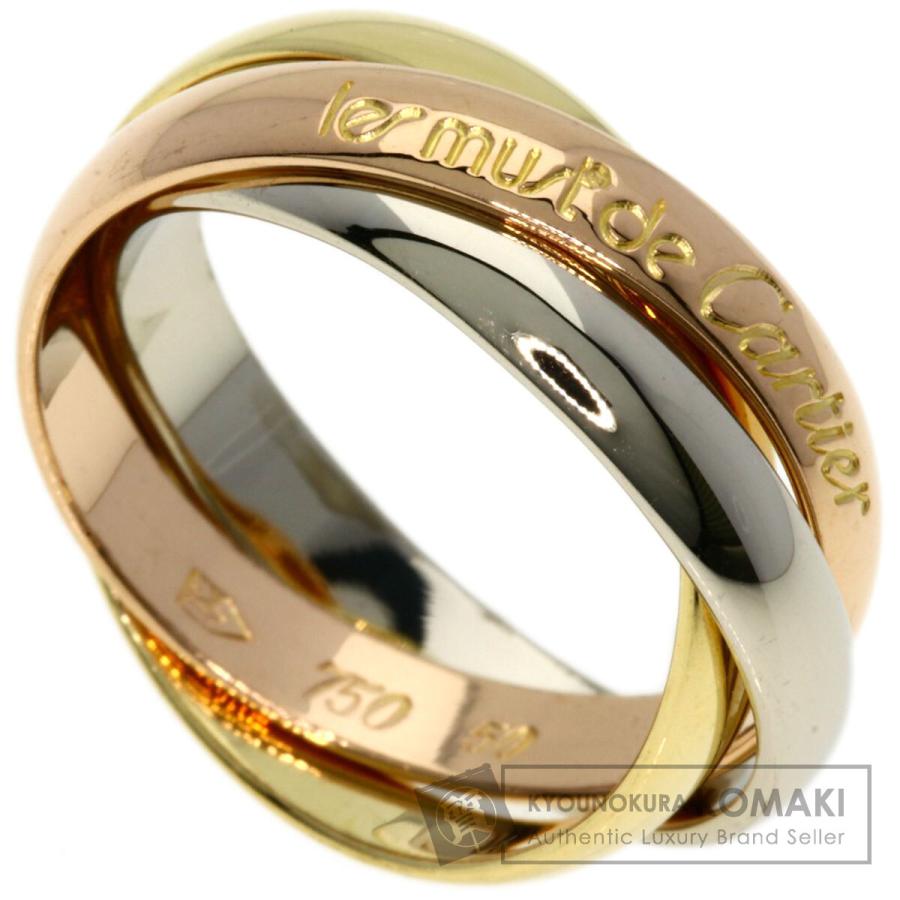 Cartier CARTIER カルティエ トリニティ #50 リング・指輪 K18イエロー  