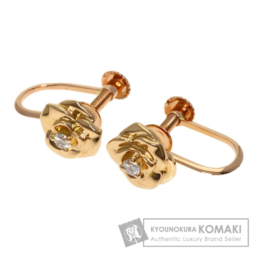 PIAGET ピアジェ ローズ 1P ダイヤモンド イヤリング K18ピンク PIAGET ピアジェ ローズ 1P ダイヤモンド イヤリング K18ピンク