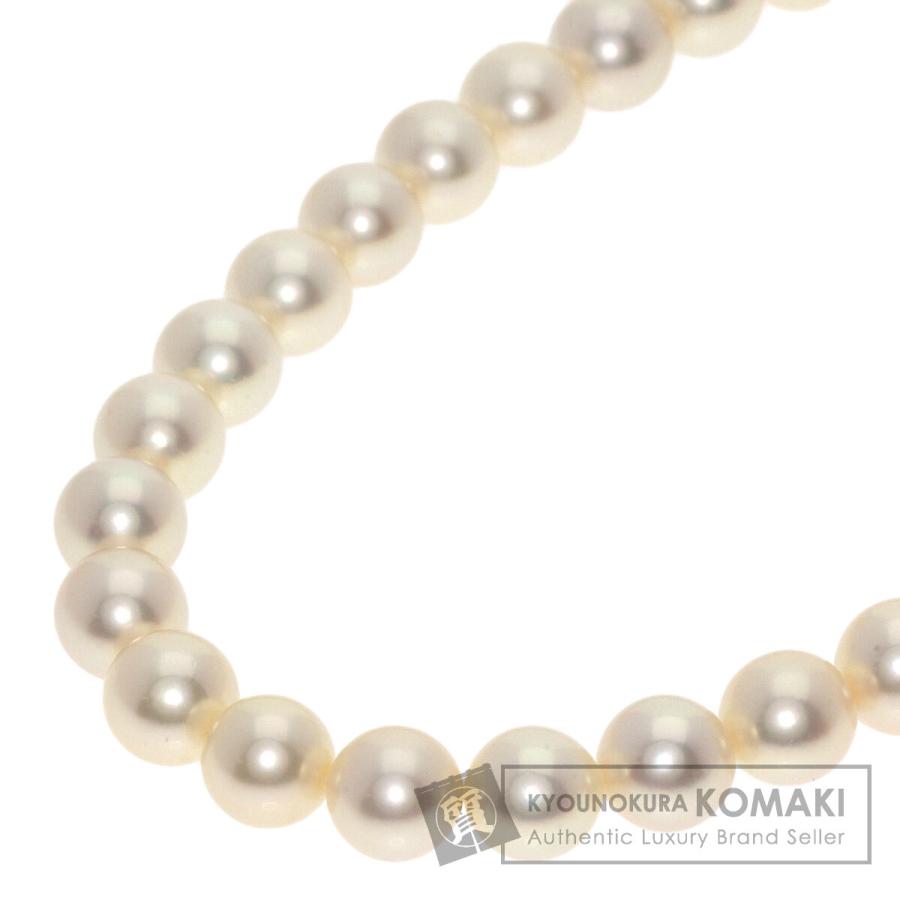 MIKIMOTO ミキモト アコヤパール 真珠 ネックレス K14イエローゴールド 