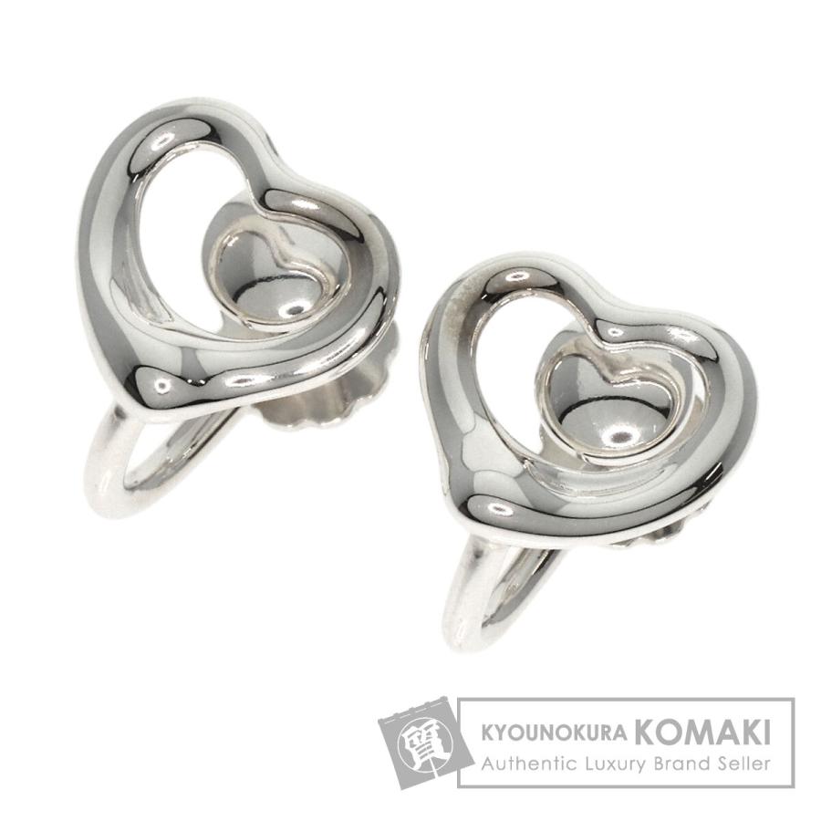 TIFFANY&Co. ティファニー オープンハート イヤリング シルバー  