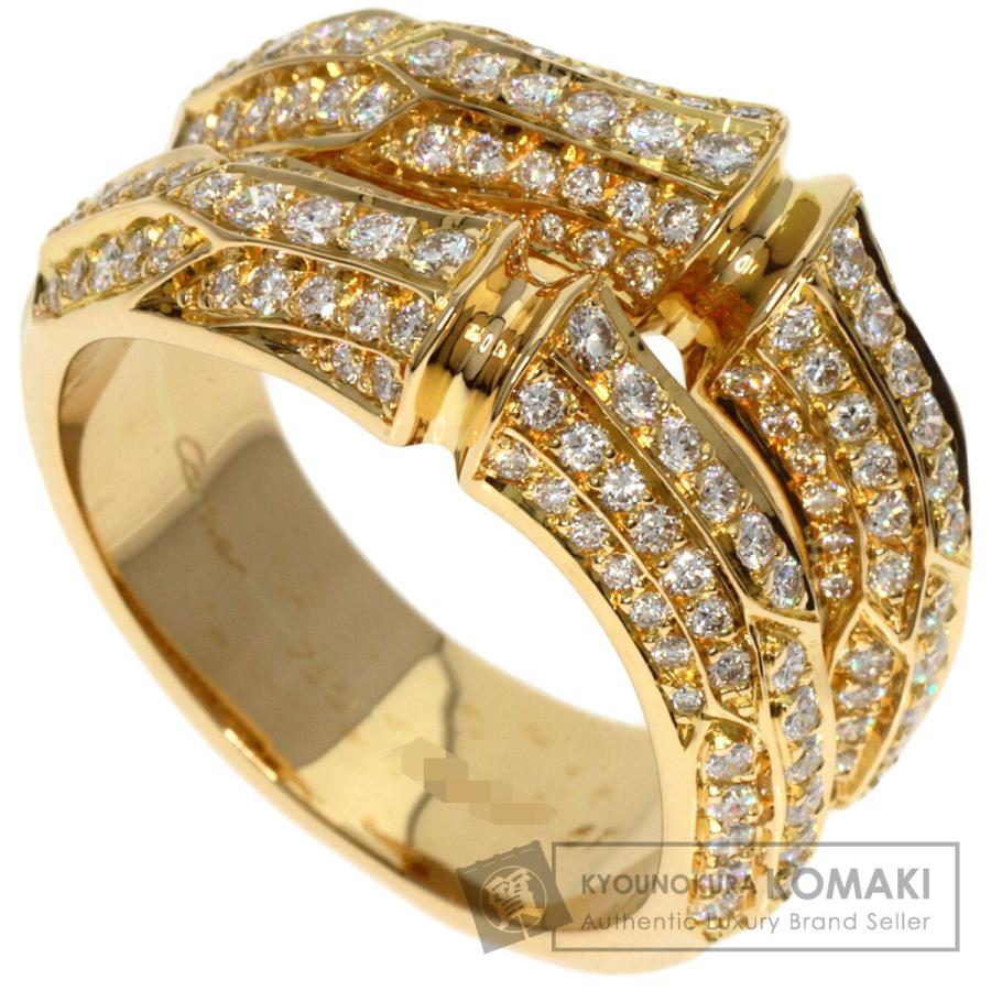 Cartier CARTIER カルティエ バンブー ダイヤモンド 2ロウ #61 リング  
