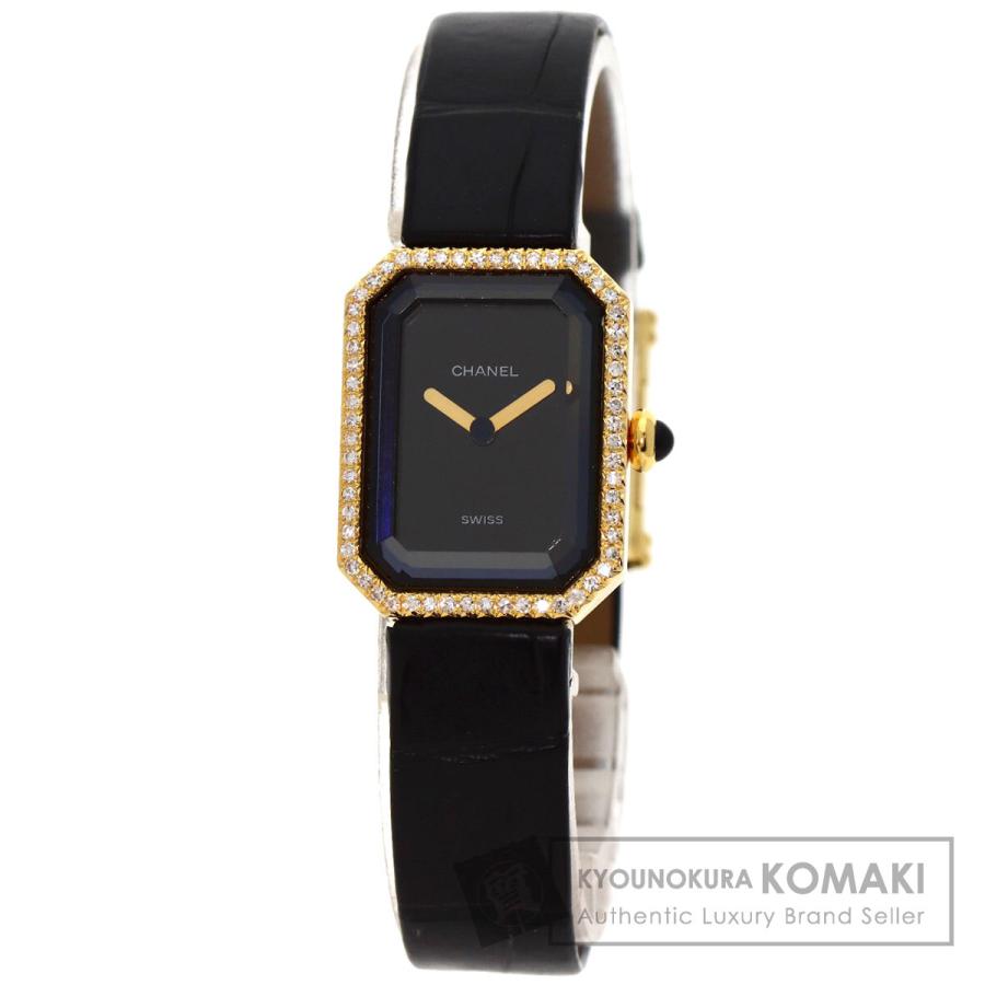 CHANEL シャネル H0094 プルミエール ベゼル ダイヤモンド 腕時計 K18  