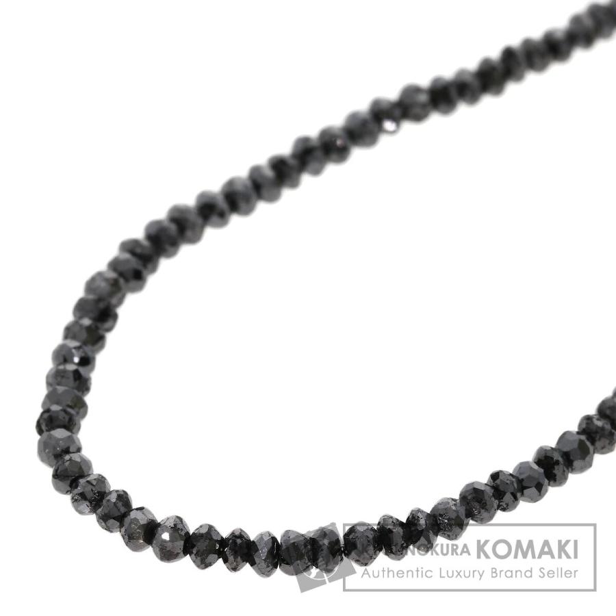 ジュエリー ブラックダイヤモンド ネックレス K18ホワイト ジュエリー ブラックダイヤモンド ネックレス K18ホワイト